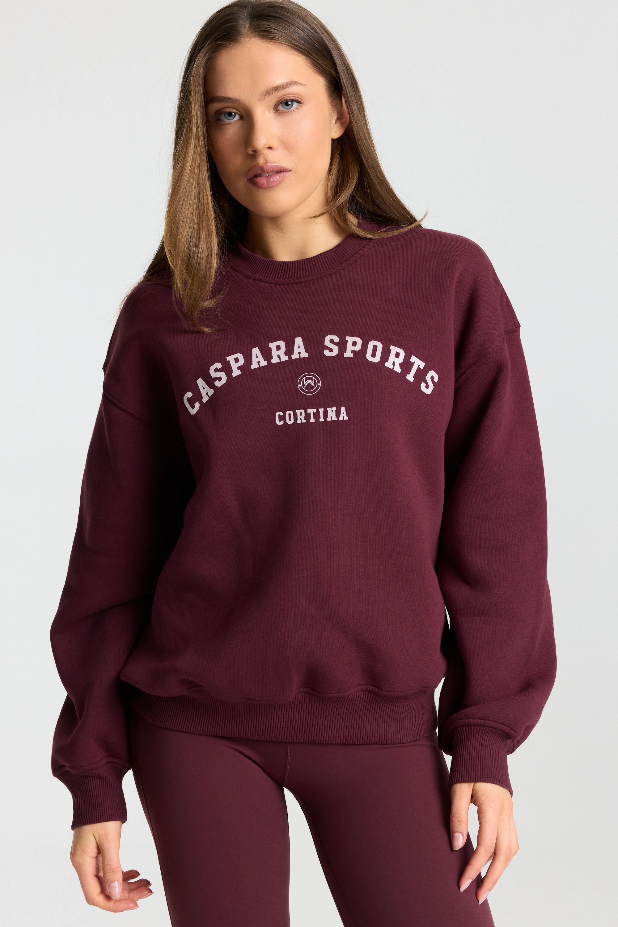 W. Cortina Crewneck - Midnight Cherry